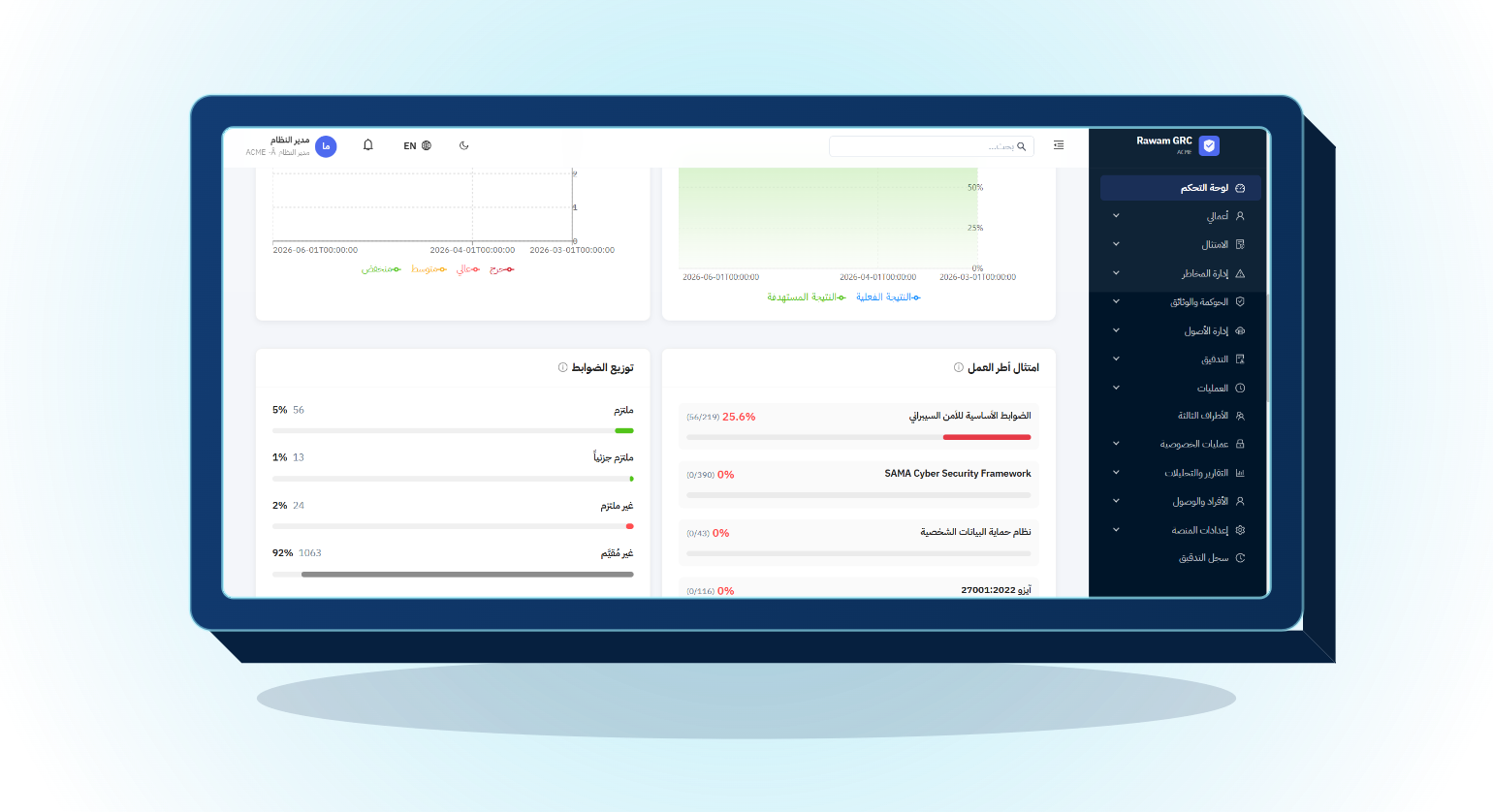 روام GRC، امتثالكم… مؤتمتاً وموثّقاً روام GRC، امتثالكم… مؤتمتاً وموثّقاً